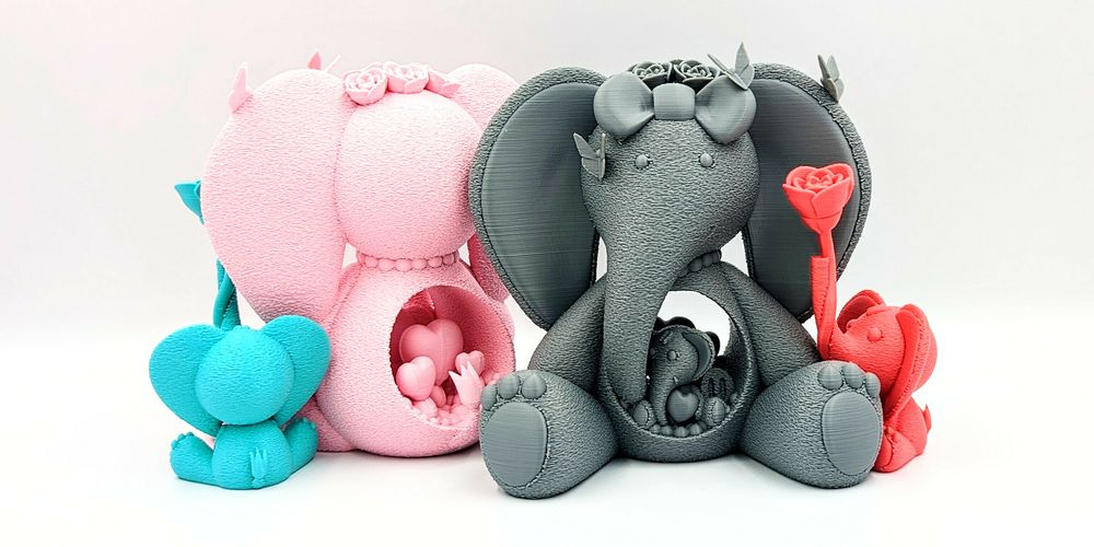 图片[3]-可爱的大象-3D合纵社-3D打印模型STL格式3mf格式免费下载！