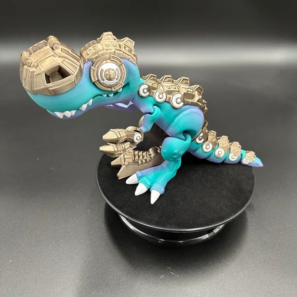 图片[2]-赛博装甲呆萌小恐龙-3D合纵社-3D打印模型STL格式3mf格式免费下载！