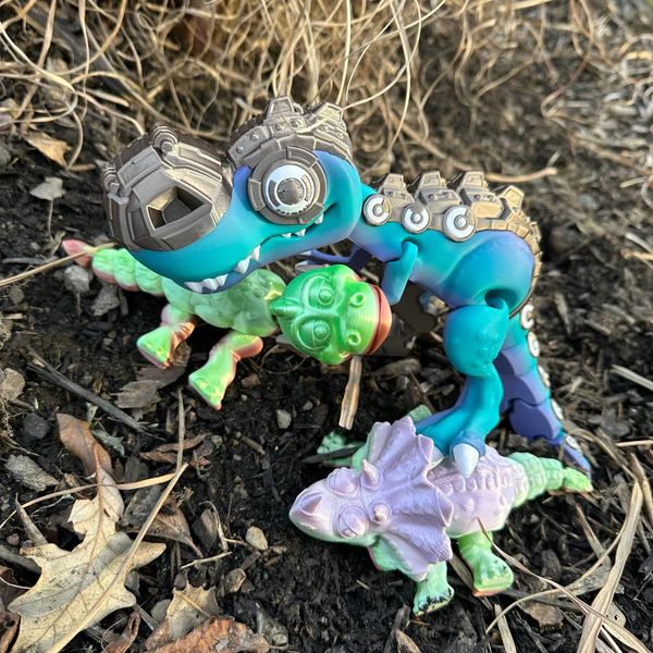 图片[4]-赛博装甲呆萌小恐龙-3D合纵社-3D打印模型STL格式3mf格式免费下载！