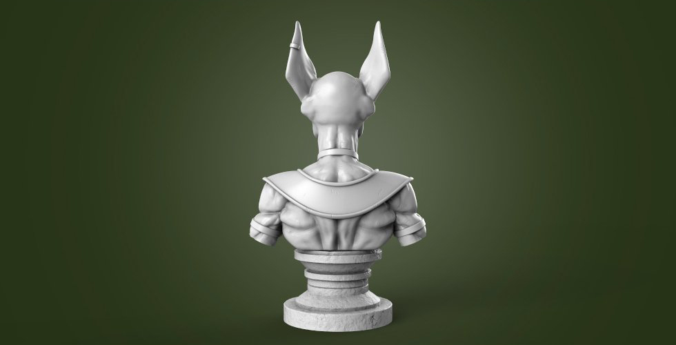 图片[3]-【龙珠】比鲁斯半身像-3D合纵社-3D打印模型STL格式3mf格式免费下载！