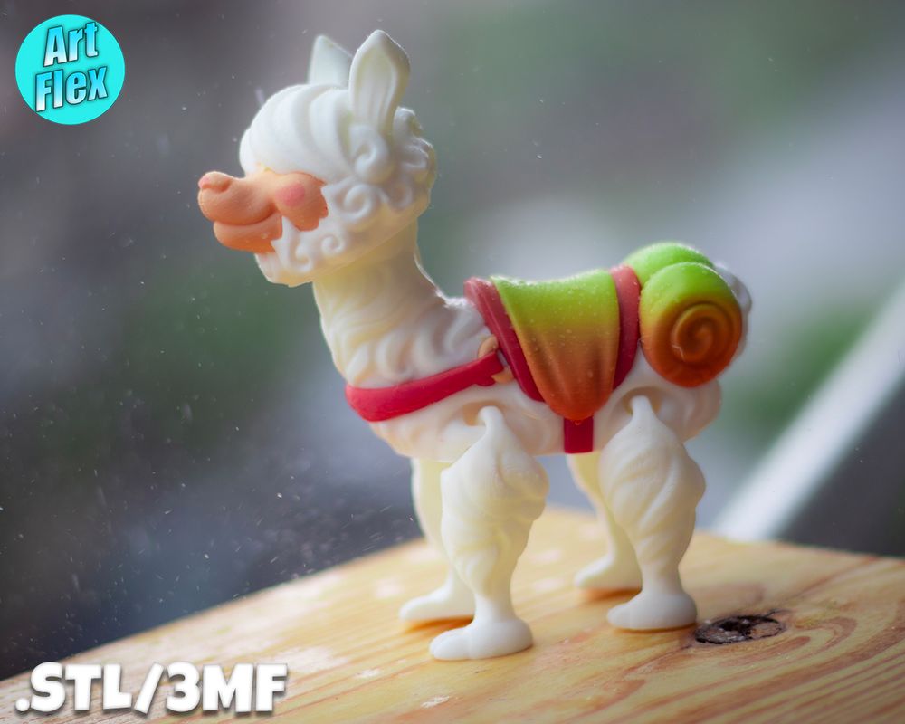 图片[2]-羊驼-3D合纵社-3D打印模型STL格式3mf格式免费下载！