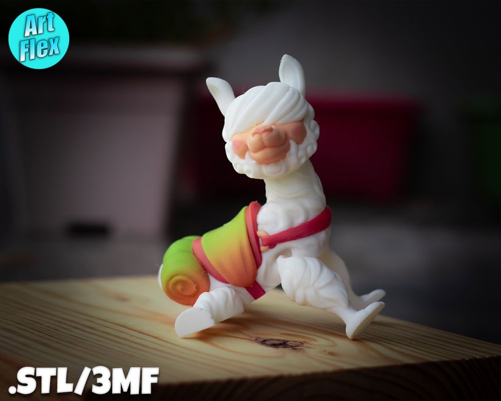 图片[3]-羊驼-3D合纵社-3D打印模型STL格式3mf格式免费下载！