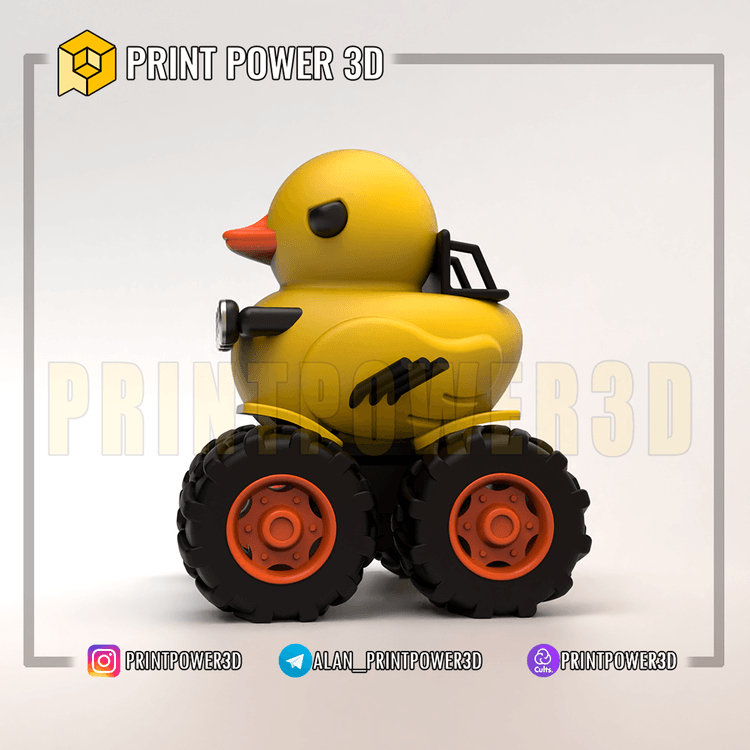 图片[2]-鸭鸭越野车-3D合纵社-3D打印模型STL格式3mf格式免费下载！