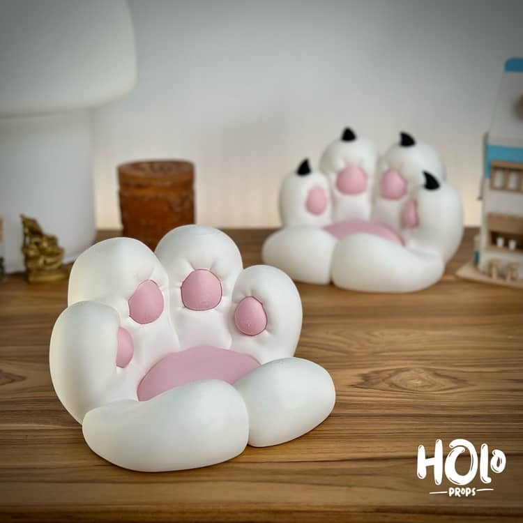 猫爪托盘-3D合纵社-3D打印模型STL格式3mf格式免费下载！