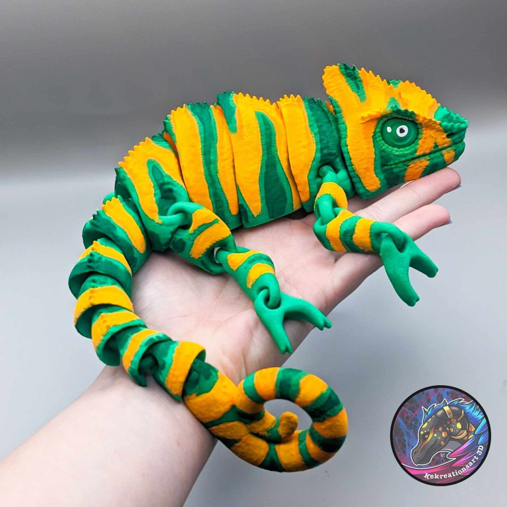 蜥蜴-3D合纵社-3D打印模型STL格式3mf格式免费下载！