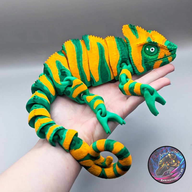 蜥蜴-3D合纵社-3D打印模型STL格式3mf格式免费下载！