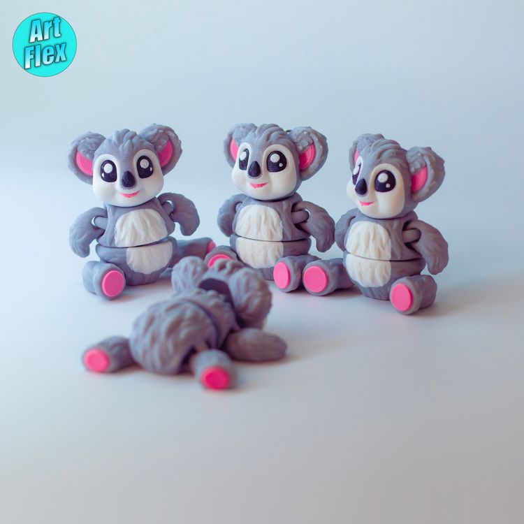 图片[2]-可爱的考拉-3D合纵社-3D打印模型STL格式3mf格式免费下载！