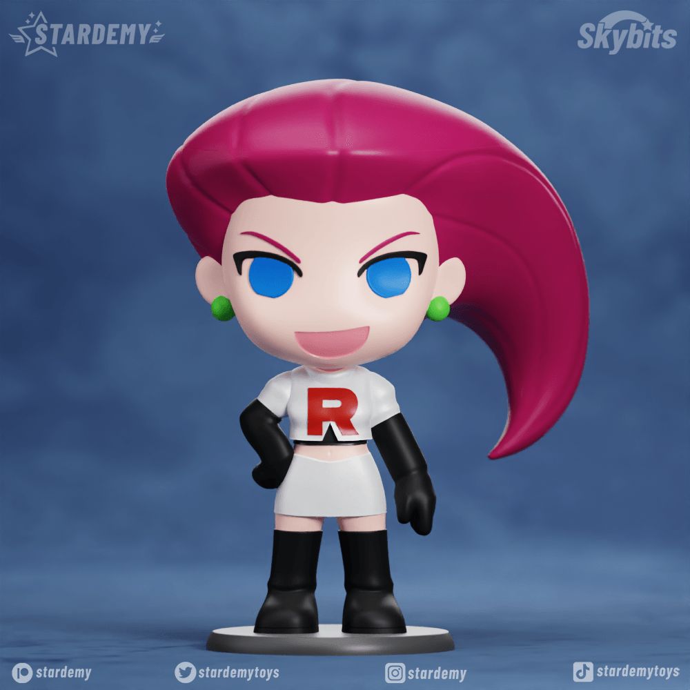 图片[2]-【宠物小精灵】火箭队-武藏-3D合纵社-3D打印模型STL格式3mf格式免费下载！