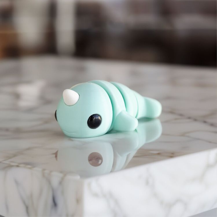 独角鲸-3D合纵社-3D打印模型STL格式3mf格式免费下载！