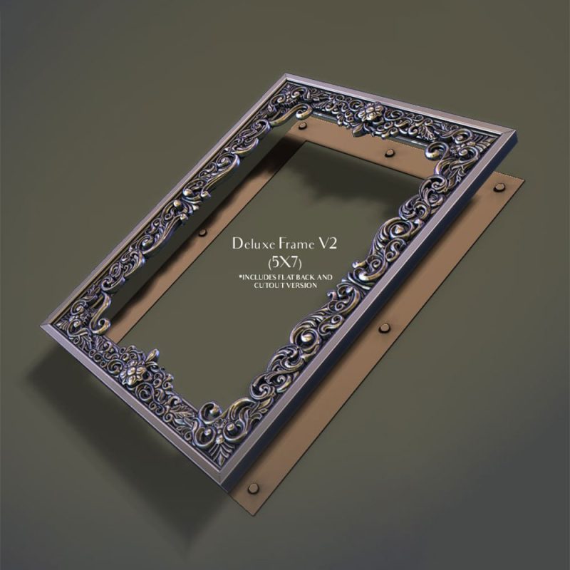 相框-3D合纵社-3D打印模型STL格式3mf格式免费下载！