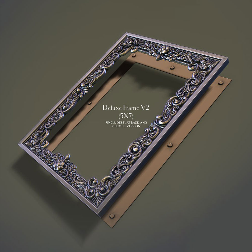 相框-3D合纵社-3D打印模型STL格式3mf格式免费下载！