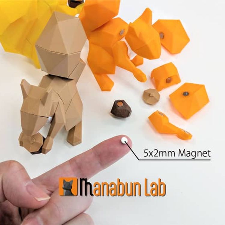 图片[4]-【拼图小动物】松鼠-3D合纵社-3D打印模型STL格式3mf格式免费下载！