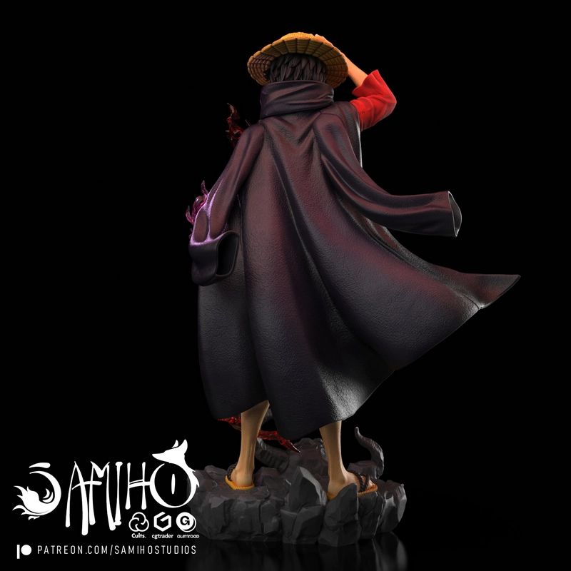 图片[3]-【海贼王】路飞-3D合纵社-3D打印模型STL格式3mf格式免费下载！