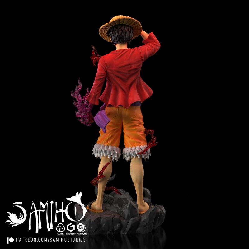 图片[2]-【海贼王】路飞-3D合纵社-3D打印模型STL格式3mf格式免费下载！