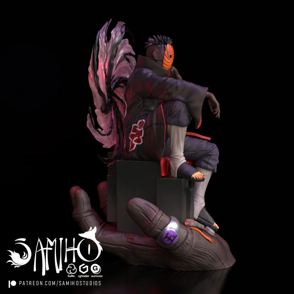 图片[2]-【火影忍者】带土-3D合纵社-3D打印模型STL格式3mf格式免费下载！