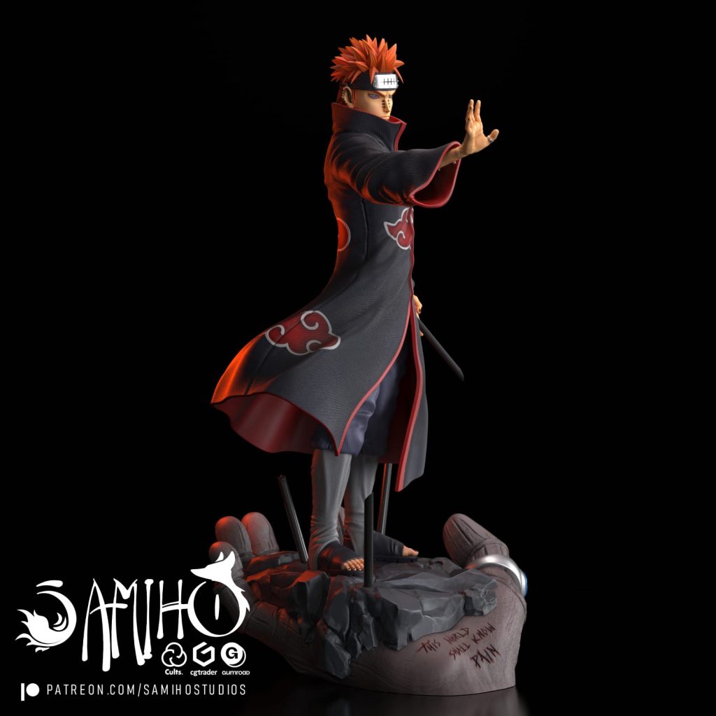 图片[3]-【火影忍者】佩恩-3D合纵社-3D打印模型STL格式3mf格式免费下载！