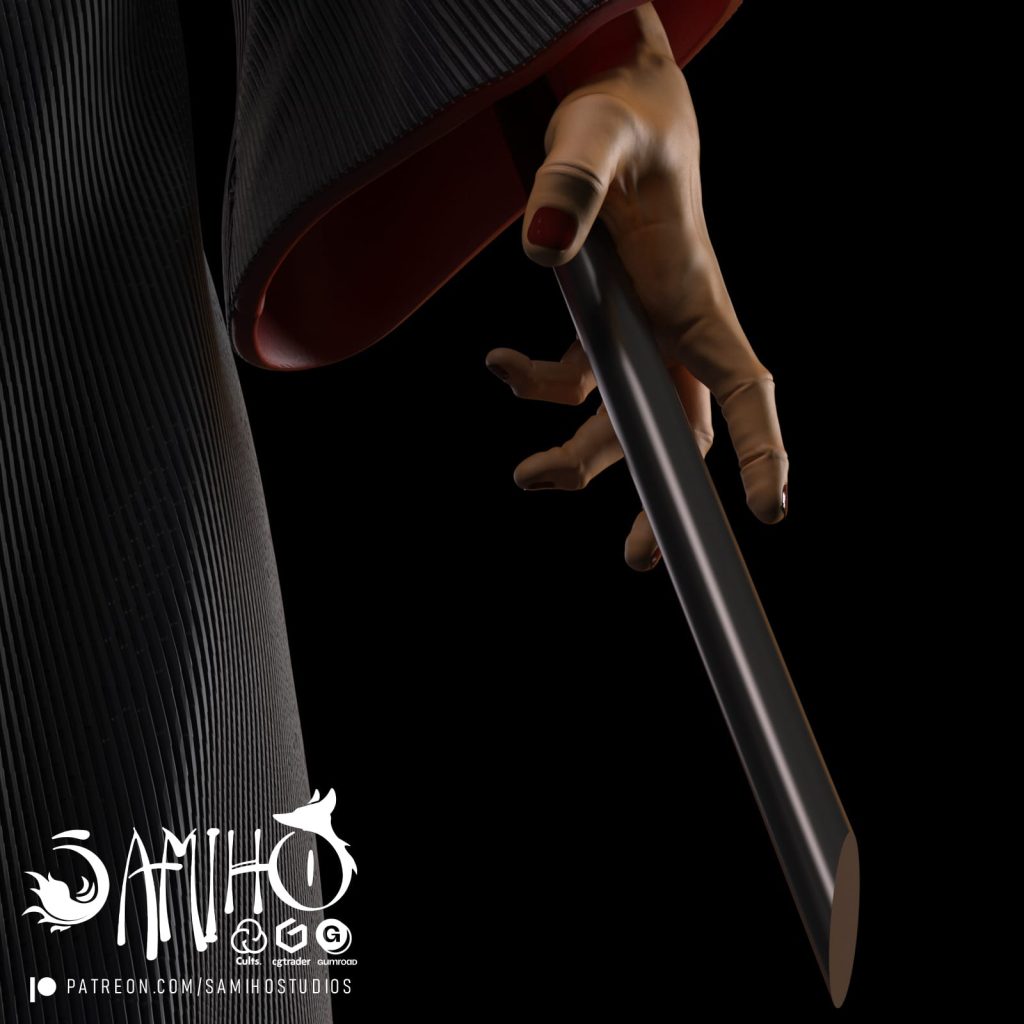 图片[2]-【火影忍者】佩恩-3D合纵社-3D打印模型STL格式3mf格式免费下载！