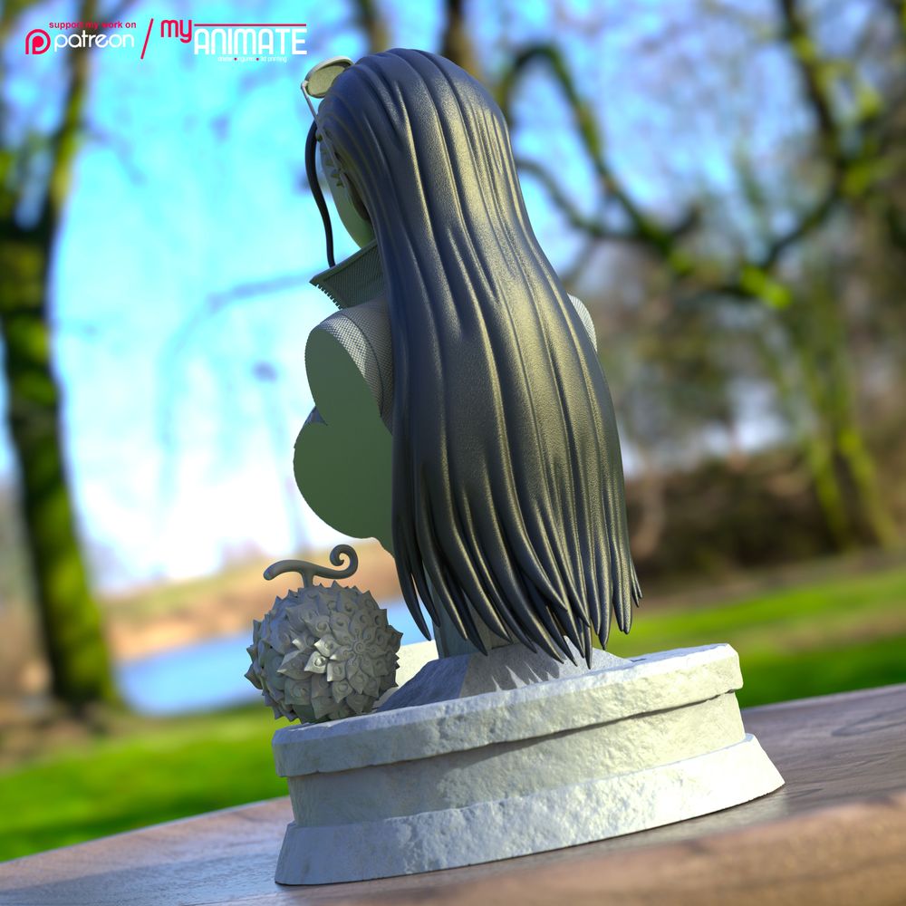 图片[3]-【海贼王】妮可·罗宾半身像-3D合纵社-3D打印模型STL格式3mf格式免费下载！