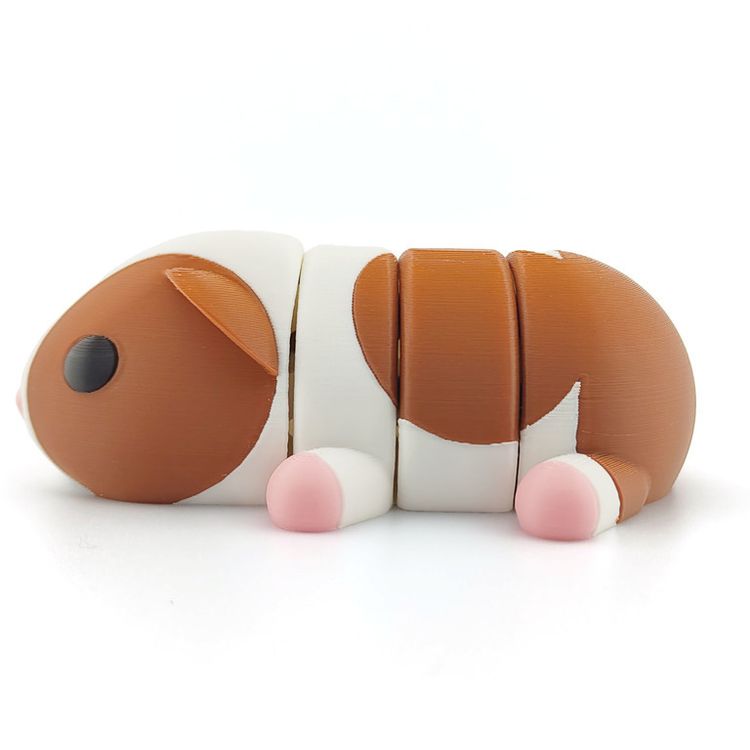 图片[3]-可爱的小豚鼠-3D合纵社-3D打印模型STL格式3mf格式免费下载！