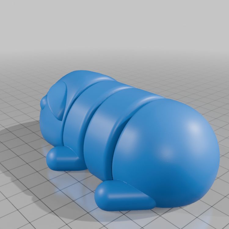 图片[4]-可爱的小豚鼠-3D合纵社-3D打印模型STL格式3mf格式免费下载！