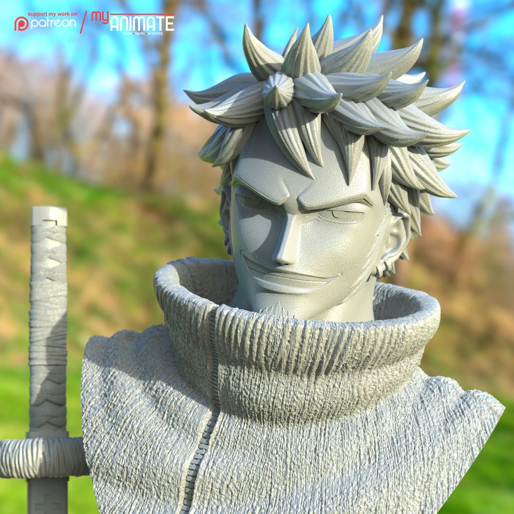 图片[4]-【海贼王】托拉法尔加·罗-3D合纵社-3D打印模型STL格式3mf格式免费下载！