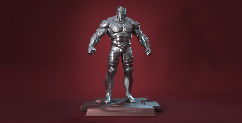 【漫威英雄】钢力士-3D合纵社-3D打印模型STL格式3mf格式免费下载！