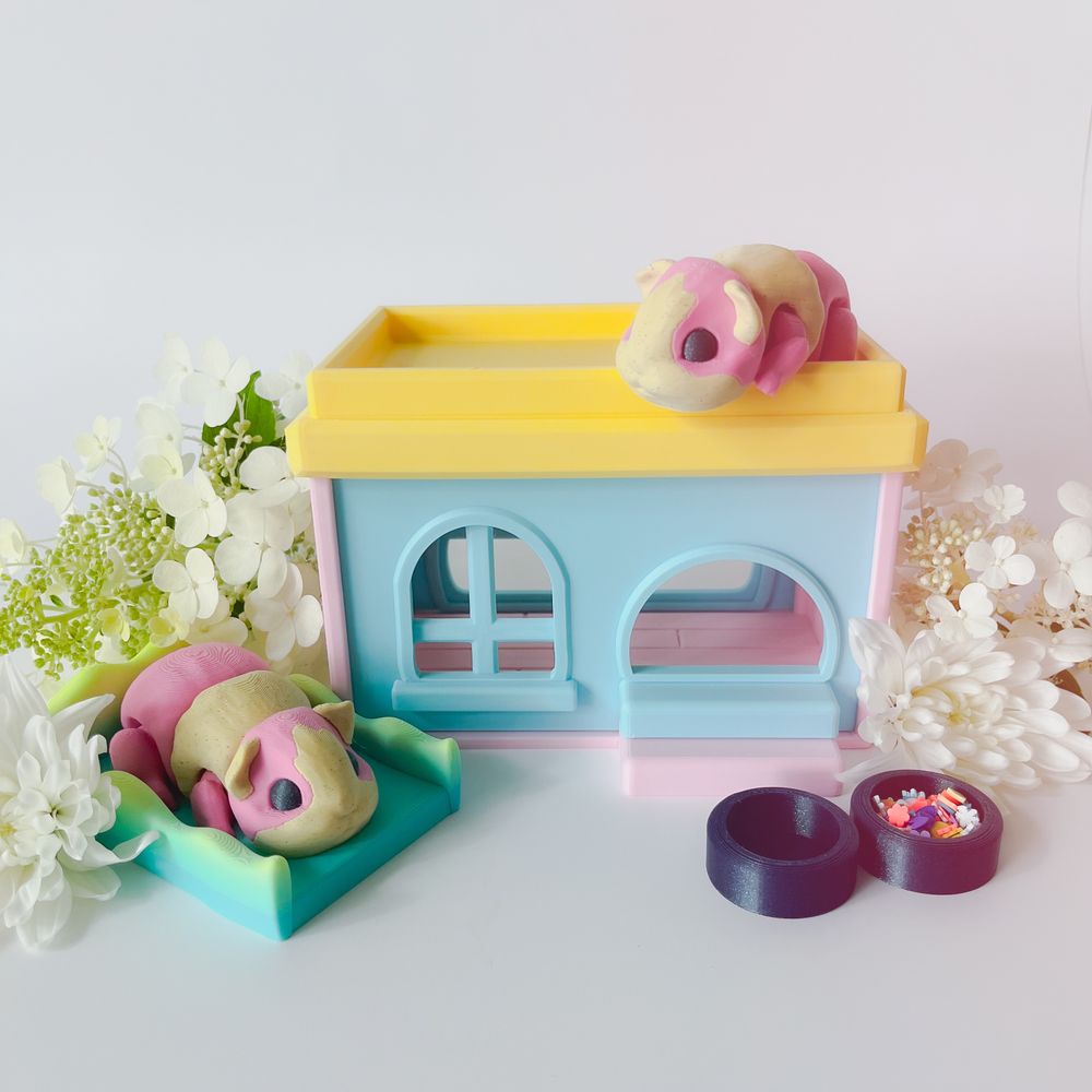 仓鼠屋-3D合纵社-3D打印模型STL格式3mf格式免费下载！