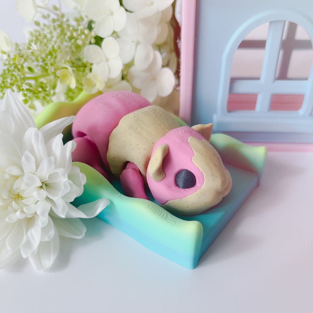 仓鼠-3D合纵社-3D打印模型STL格式3mf格式免费下载！