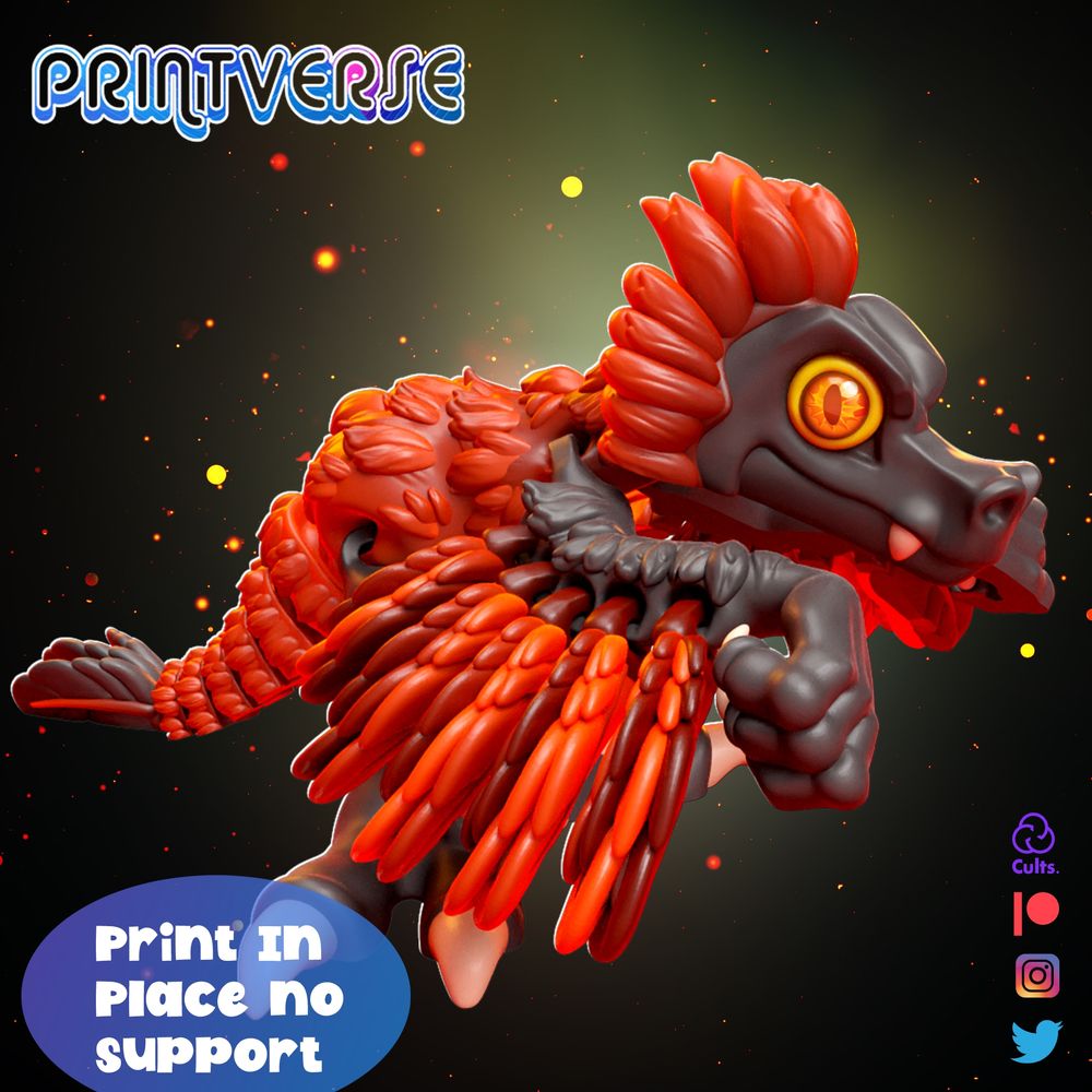 图片[2]-火盗龙-3D合纵社-3D打印模型STL格式3mf格式免费下载！