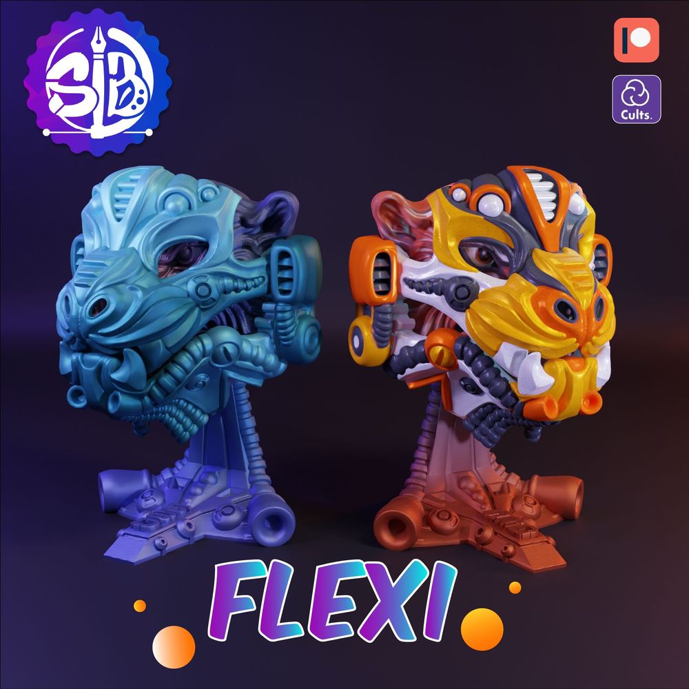 图片[3]-机甲虎头-3D合纵社-3D打印模型STL格式3mf格式免费下载！