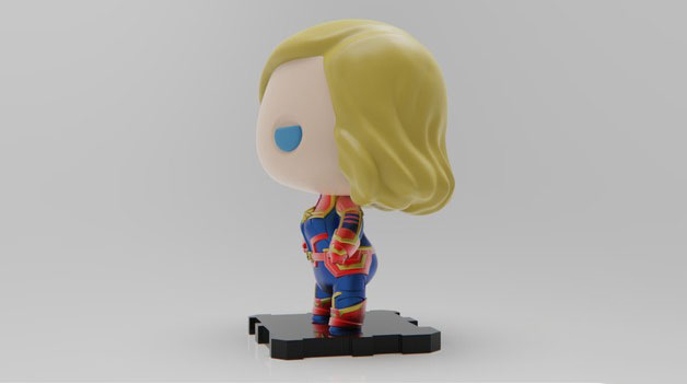 图片[2]-惊奇队长-3D合纵社-3D打印模型STL格式3mf格式免费下载！