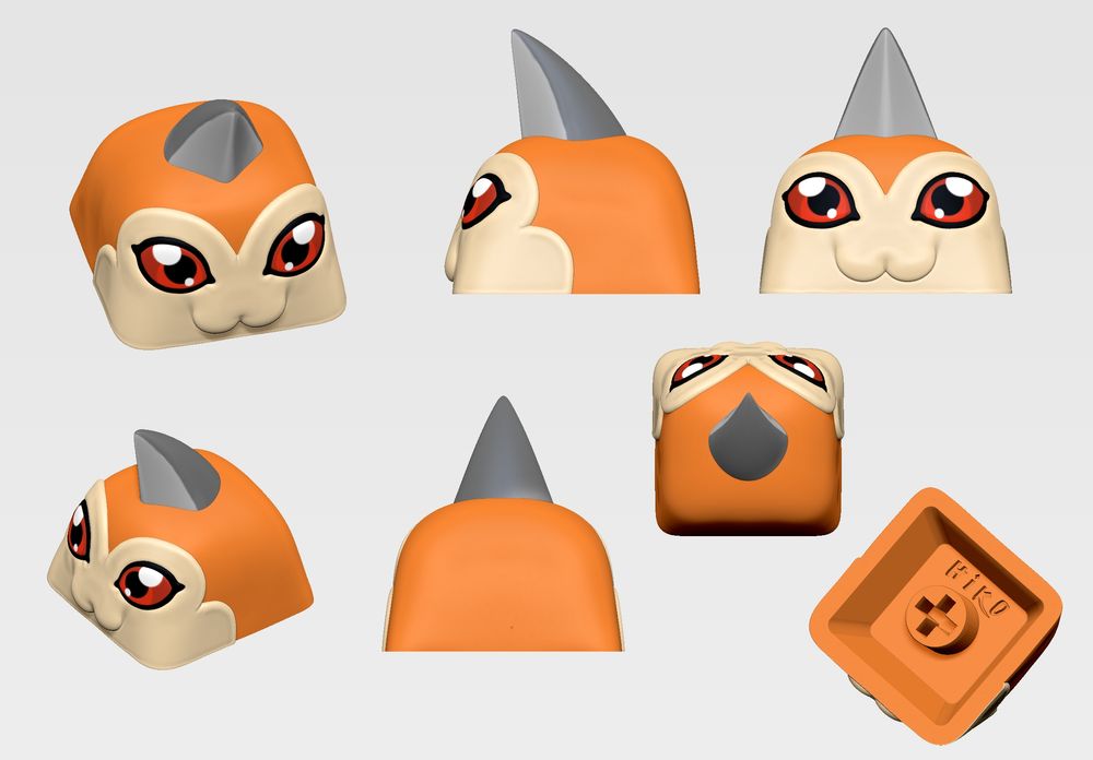 图片[4]-【数码宝贝】键盘帽-3D合纵社-3D打印模型STL格式3mf格式免费下载！