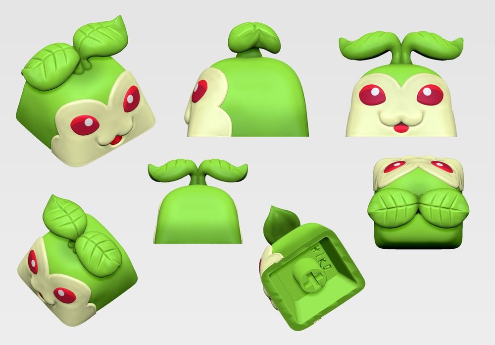 图片[3]-【数码宝贝】键盘帽-3D合纵社-3D打印模型STL格式3mf格式免费下载！