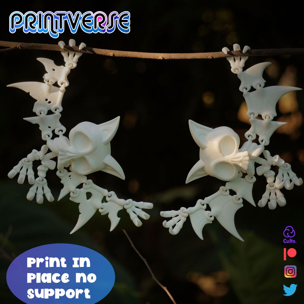 图片[2]-骷髅蝙蝠-3D合纵社-3D打印模型STL格式3mf格式免费下载！