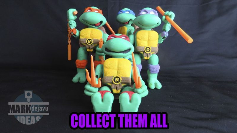 忍者神龟-3D合纵社-3D打印模型STL格式3mf格式免费下载！