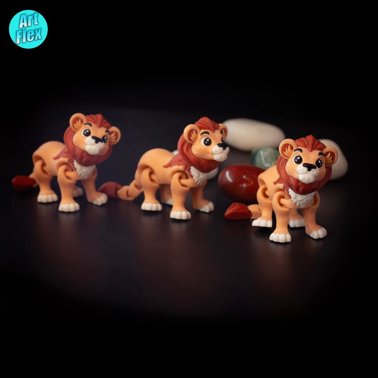 图片[3]-小狮子-3D合纵社-3D打印模型STL格式3mf格式免费下载！