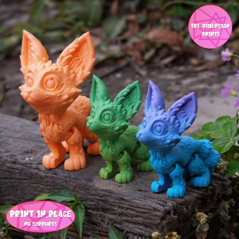 狐狸-3D合纵社-3D打印模型STL格式3mf格式免费下载！