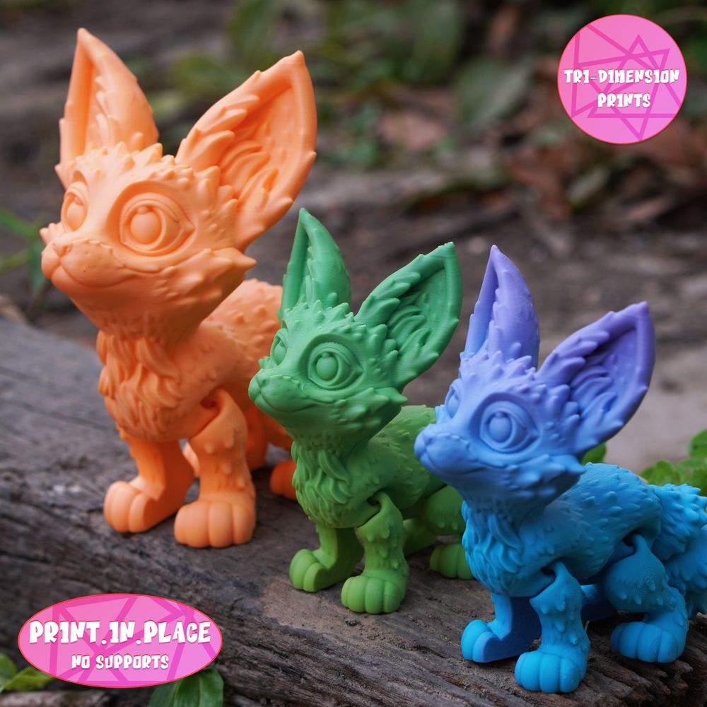 图片[2]-狐狸-3D合纵社-3D打印模型STL格式3mf格式免费下载！