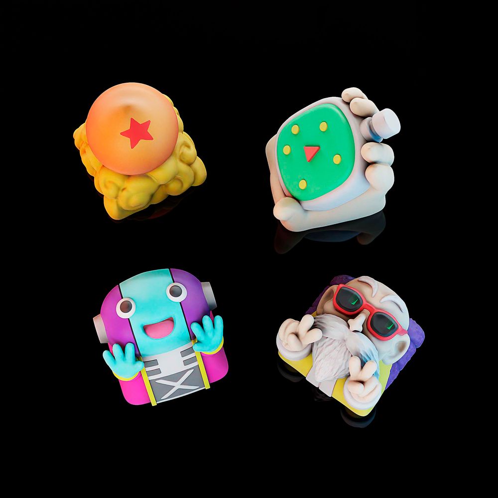 图片[3]-【龙珠】键盘帽2-3D合纵社-3D打印模型STL格式3mf格式免费下载！