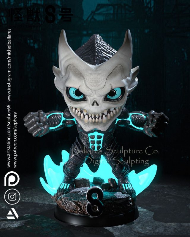 怪兽8号-3D合纵社-3D打印模型STL格式3mf格式免费下载！