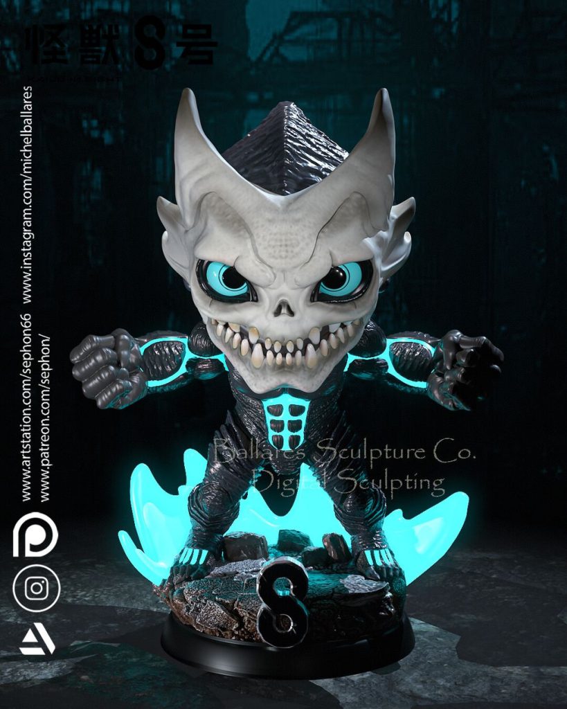 怪兽8号-3D合纵社-3D打印模型STL格式3mf格式免费下载！