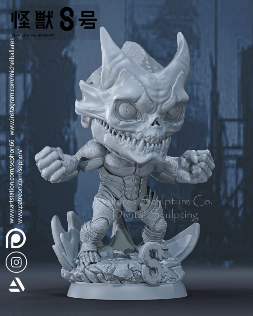 图片[2]-怪兽8号-3D合纵社-3D打印模型STL格式3mf格式免费下载！