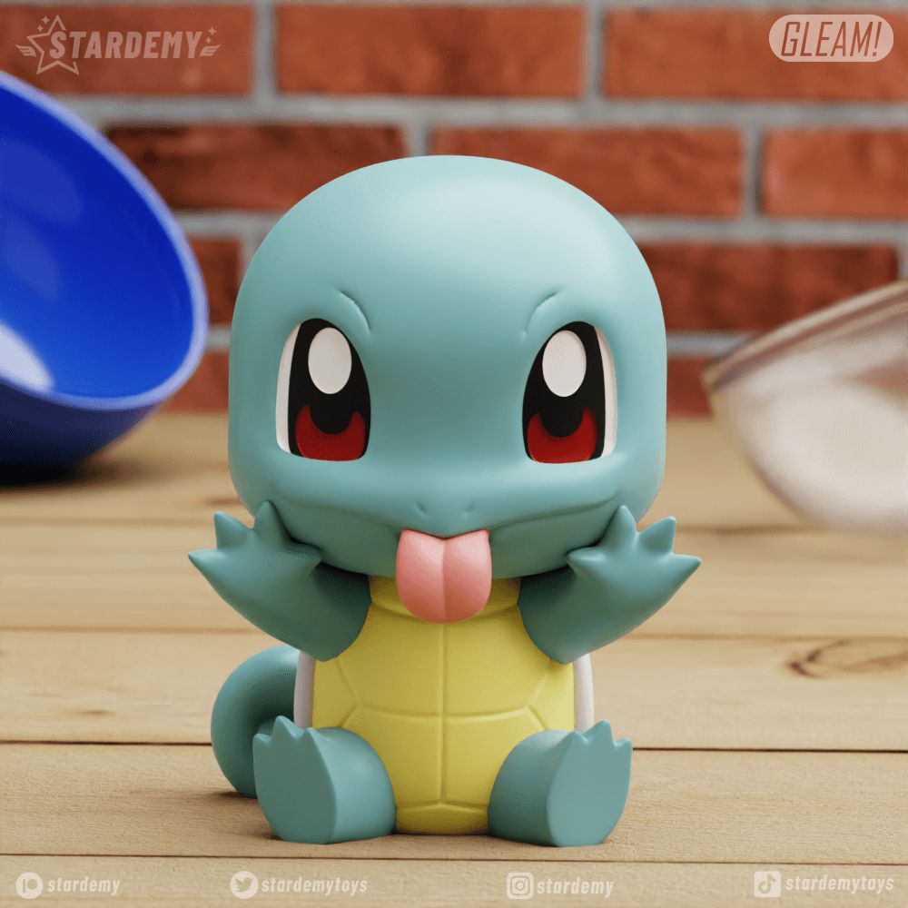 图片[4]-【宠物小精灵】杰尼龟-3D合纵社-3D打印模型STL格式3mf格式免费下载！