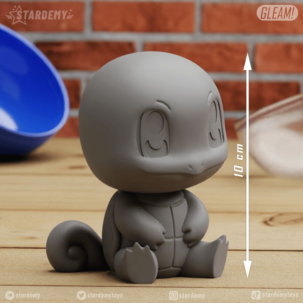 图片[3]-【宠物小精灵】杰尼龟-3D合纵社-3D打印模型STL格式3mf格式免费下载！