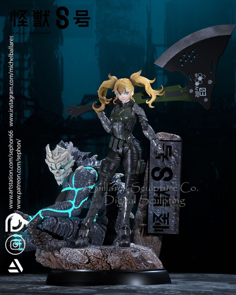 怪兽8号-3D合纵社-3D打印模型STL格式3mf格式免费下载！