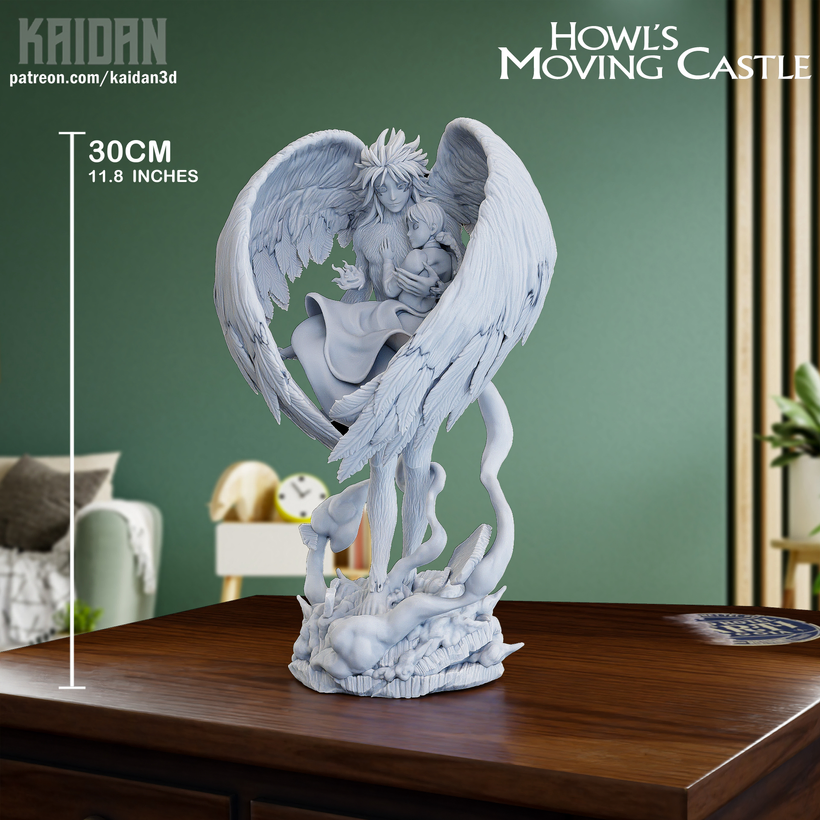 图片[2]-【哈尔的移动城堡】哈尔、苏菲-3D合纵社-3D打印模型STL格式3mf格式免费下载！