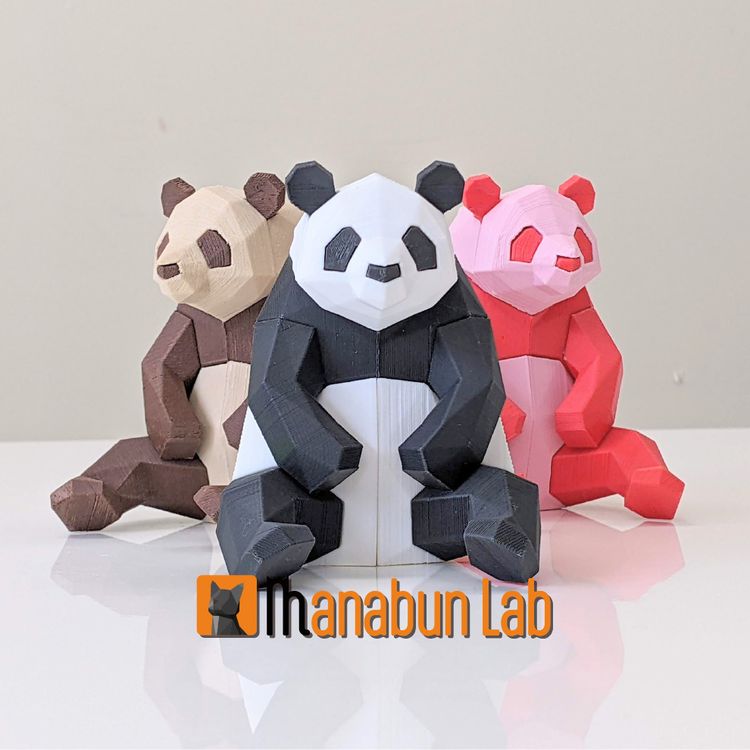 图片[5]-【拼图小动物】熊猫-3D合纵社-3D打印模型STL格式3mf格式免费下载！