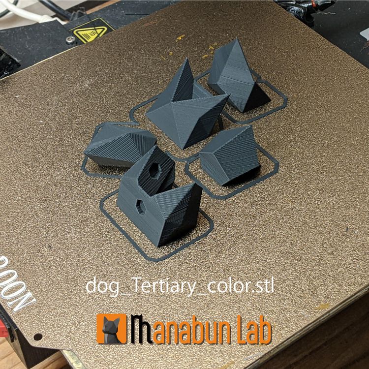 图片[2]-【拼图小动物】狗-3D合纵社-3D打印模型STL格式3mf格式免费下载！