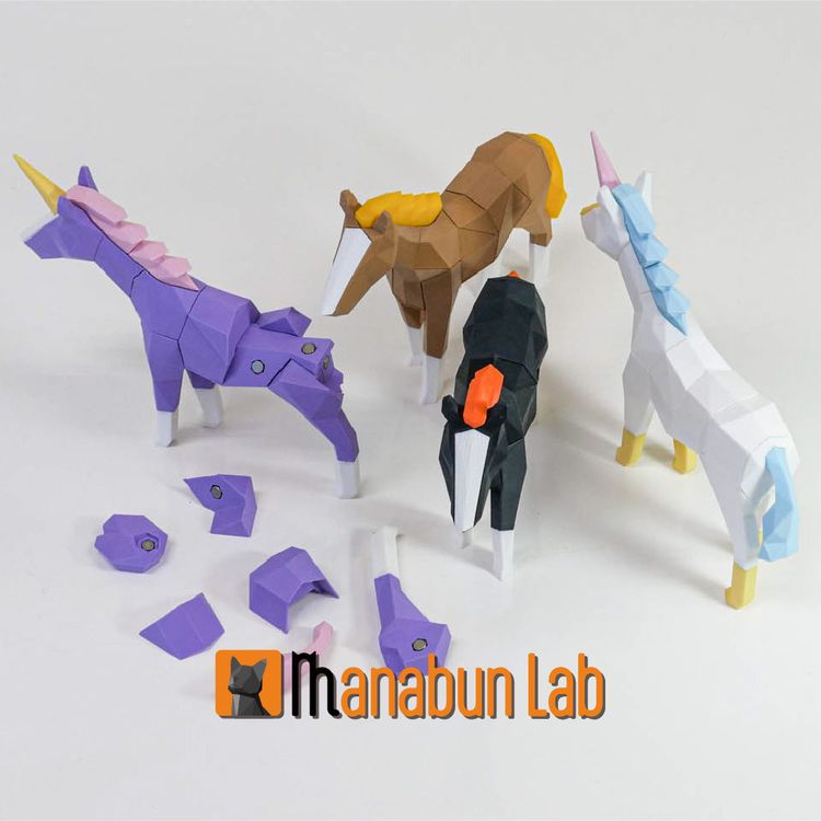 图片[6]-【拼图小动物】马-3D合纵社-3D打印模型STL格式3mf格式免费下载！