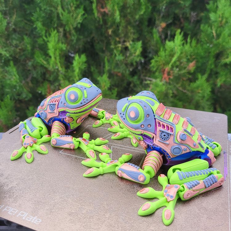 赛博蛙-3D合纵社-3D打印模型STL格式3mf格式免费下载!